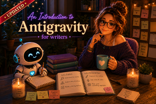 An Introduction to Antigravity for Writers — course art (Updated)