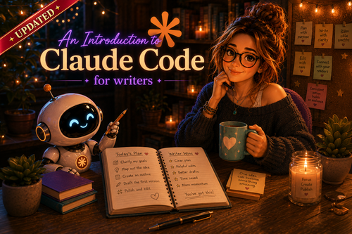 An Introduction to Claude Code for Writers — course art (Updated)